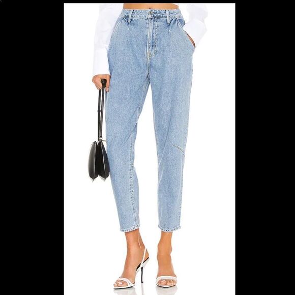 Revolve GRLFRND Veronique Tapered High Rise 90’s Vibe Jeans - Picture 1 of 8